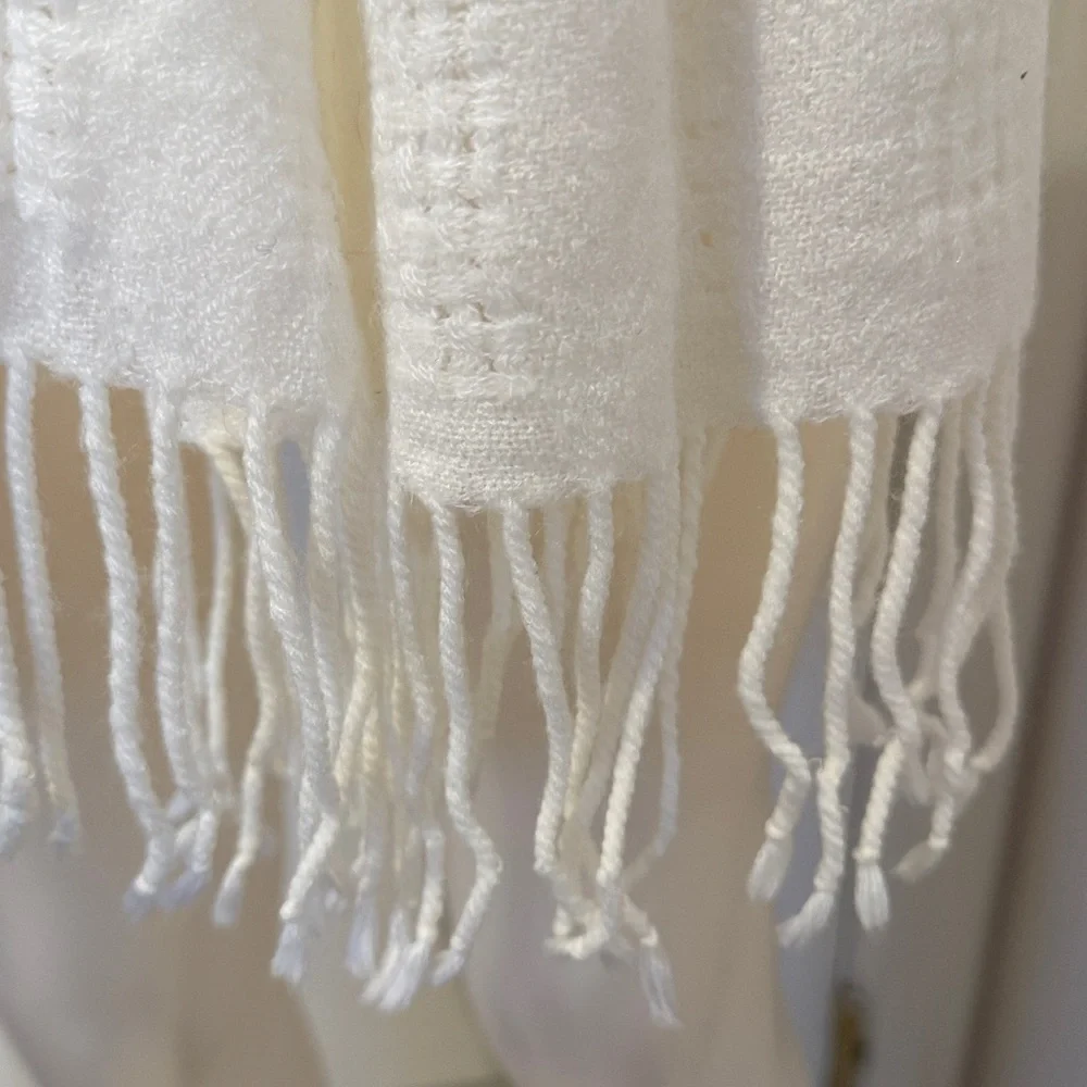 Off White Scarf great condition super soft